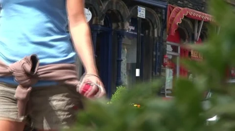 Windermere Town Centre Stock Footage 990285