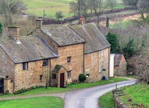 Winderton, warwickshire Stock Photos