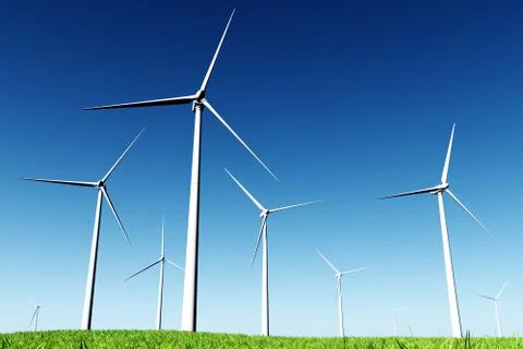 Windfarm 06 Stock Illustration