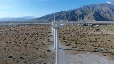 Windfarm 15 - Drone 4K Stock Footage 219372845