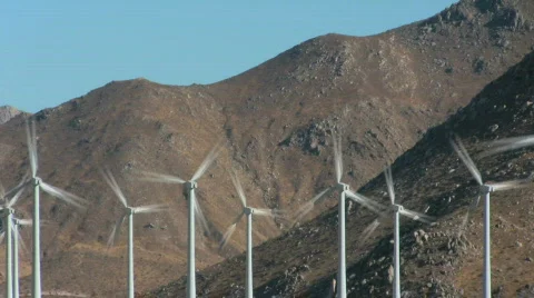 Windfarm 2 Stock Footage 699769