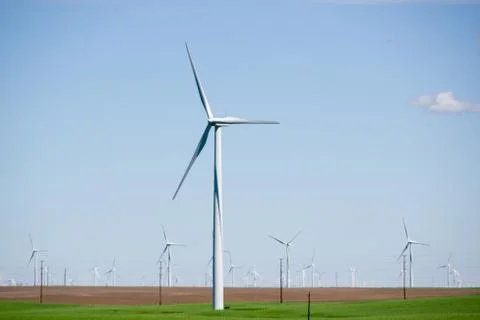 Windfarm In Eastern Oregon Foto stock