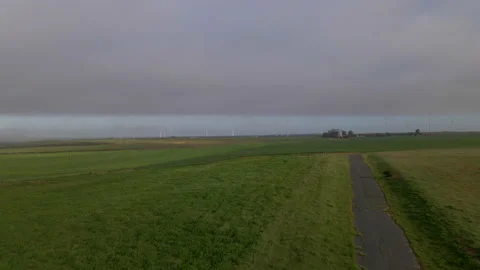 Windfarm Field Stock Stock Footage 169021583