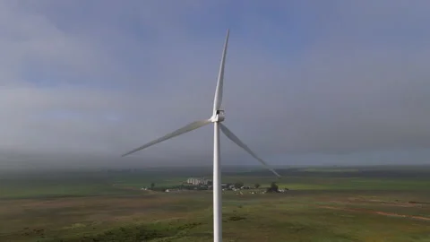 Windfarm Field Stock Stock Footage 169022550