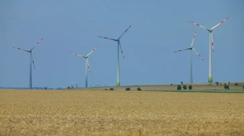 Windfarm Stock Footage 537007