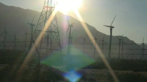Windfarm Stock Footage 695218