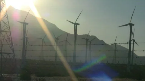 Windfarm Stock Footage 695221