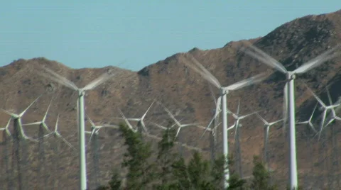 Windfarm Stock Footage 699766