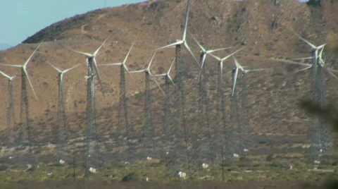 Windfarm Stock Footage 699796