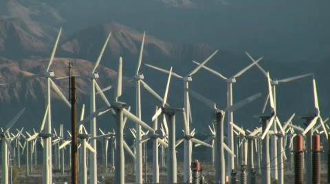 Windfarm Stock Footage 699894
