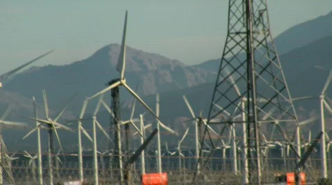 Windfarm Stock Footage 699896