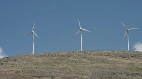 Windfarm Turbines Stock Footage 11879329