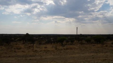 Windhoek camera car, cloudy day, Namibia, Africa in 4K Stock Footage 90768049