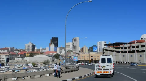 Windhoek Namibia Namibia modern skyline with skyscrapers and downtown a clean Stock Footage 37213261