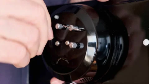 Winding the clock Stock Footage 307742394