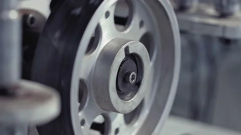 Winding of the electrical cable to the bobbin in the production. Cable Stock Footage 137517339