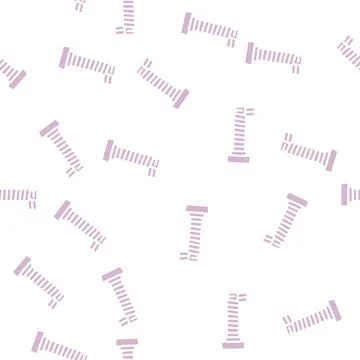 Winding on handle glyph vector seamless pattern Stock Illustration
