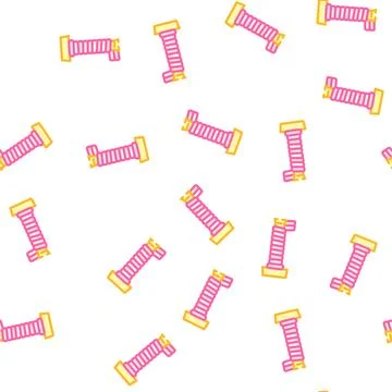 Winding on handle vector seamless pattern Stock Illustration