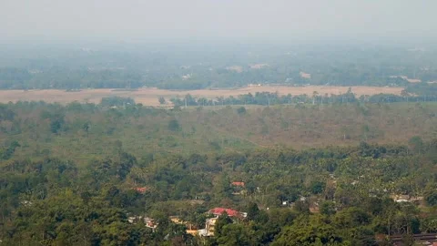 Winding Highway Through Expansive Green Valley Landscape Stock-Footage 328825632