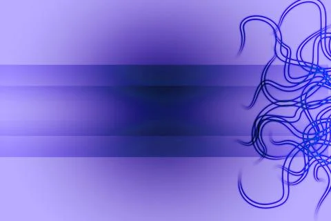 Winding line on a blue background Stock Photos