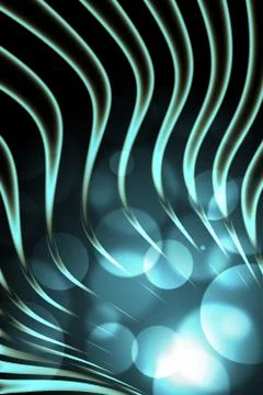 Winding line on a blue background Stock Photos