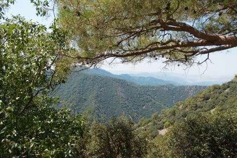 Winding mountain road Stock Photos