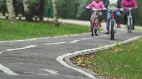 Winding path in the park Stock Footage 41421651
