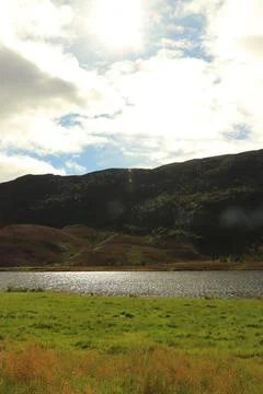 Winding path through Glen Strathfarrar Stock Photos