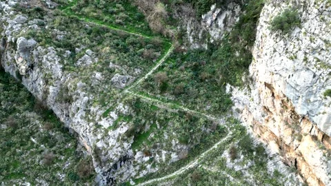 Winding Paths That Lead Through Beautifully Lush Green Landscapes and Stunning Stock Footage 300473813
