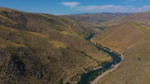 Winding Payette River Stock-Footage 117143000