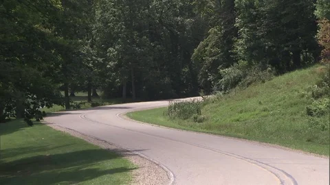 Winding Road Stock Footage 88386904
