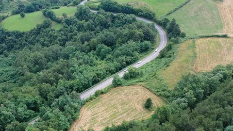 A winding road Stock Footage 113195013
