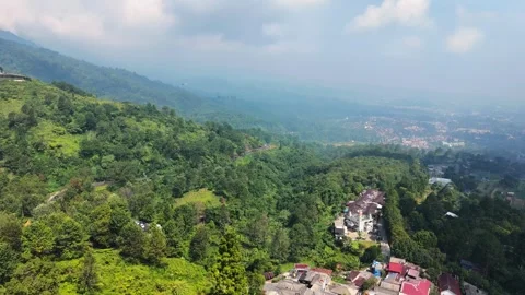 Winding Road in Lush Green Forest Mountain Aerial View 스톡 동영상 340633923