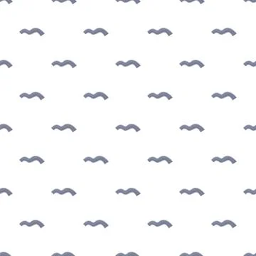 Winding road path seamless pattern tile Stock Illustration