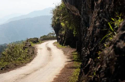 Winding road Foto stock