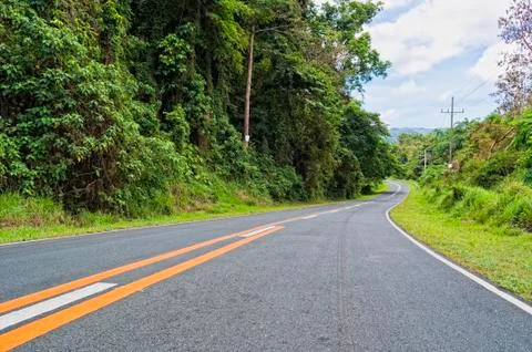 Winding road Foto stock