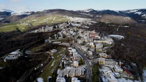 Winding road through the mountains. Stock Footage 168501341