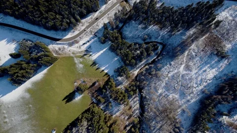 Winding road through the mountains. Stock Footage 168501628