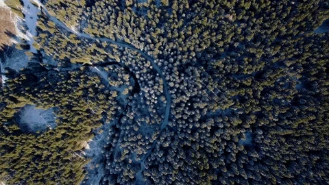 Winding road through the mountains. Stock Footage 168501681