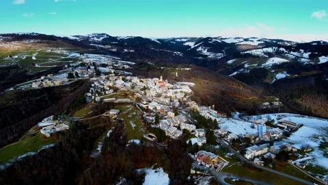 Winding road through the mountains. Stock Footage 168501731