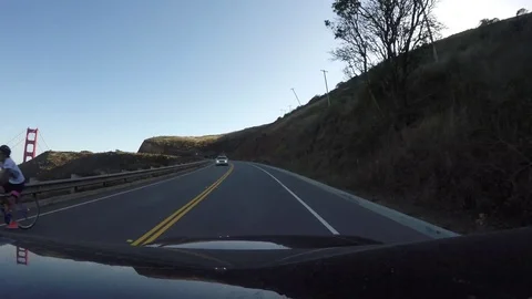 Winding Road Time-lapse drive Stock Footage 70108395