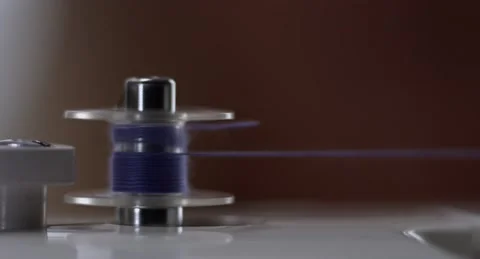 Winding the sewing thread Stock Footage 146201919