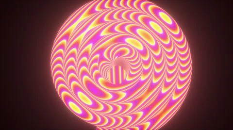 Winding spiral geometric shape. Stock Illustration