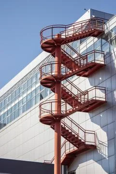 Winding stairs Foto stock