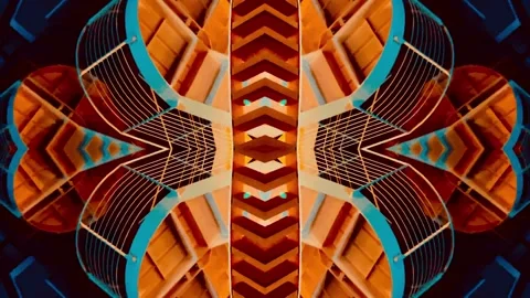 Winding structure geometry VJ loop Stock Footage 318628115