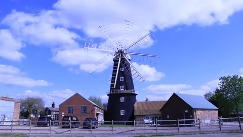 Windmaill at Heckington Stock Footage 240220467