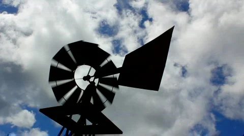 Windmill 01 HD Stock Footage 695991