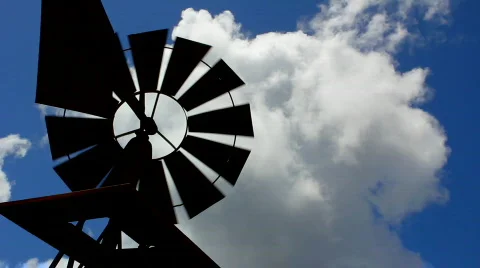Windmill 02 HD Stock Footage 695989