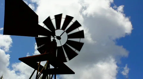 Windmill 03 HD Stock Footage 695998
