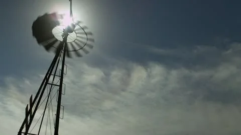 Windmill 2 Stock Footage 22346835